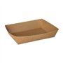 Snackbakje Karton Pure 4cm x 11cm x 16cm Bruin