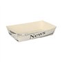 Patatbakje Karton van verse houtvezels 3,8cm x 8,5cm x 15,5cm Wit Newsprint