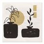Servetten 3-laags 1/4 vouw 33cm x 33cm Goud Modern Vases - Horecavoordeel.com