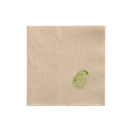 Servetten 2-laags 1/4 vouw 24cm x 24cm Natuur ongebleekt - Horecavoordeel.com