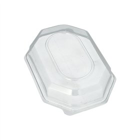 Deksels voor Catering serveerschalen PET 6cm x 22cm x 31cm Transparant