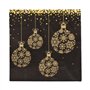 Servetten 3-laags 1/4 vouw 33cm x 33cm Boules Baroque - Horecavoordeel.com