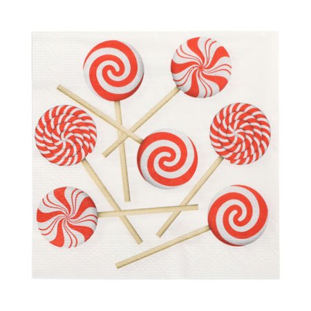 Servetten 3-laags 1/4 vouw 33cm x 33cm Sweets - Horecavoordeel.com