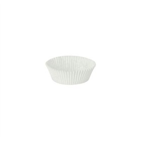 Bakvormpjes rond Ø 5,5cm x 2,5cm Wit