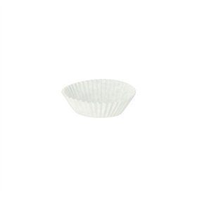Bakvormpjes rond Ø 3,5cm x 1,9cm Wit