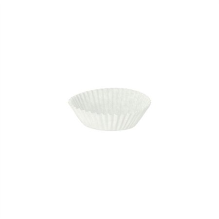 Bakvormpjes rond Ø 3,5cm x 1,9cm Wit - Horecavoordeel.com
