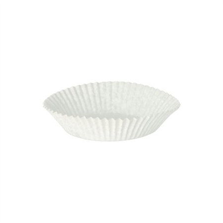 Bakvormpjes rond Ø 6,5cm x 2cm Wit - Horecavoordeel.com