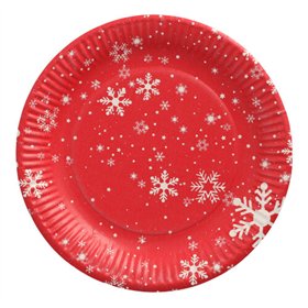Borden Karton rond Ø 23cm Winter Time - Horecavoordeel.com