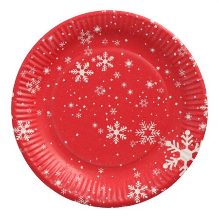 Borden Karton rond Ø 23cm Winter Time