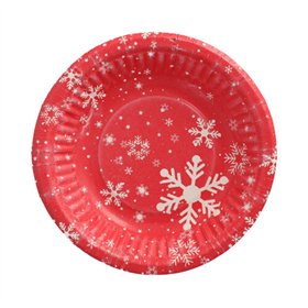 Borden Karton rond Ø 19cm x 3cm Winter Time - Horecavoordeel.com