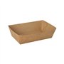Snackbakje Karton Pure 4,3cm x 13cm x 7,8cm Bruin