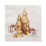 Servetten 3-laags 1/4 vouw 33cm x 33cm Kersttafereel - Horecavoordeel.com