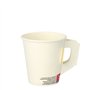 Koffiebekers met handgreep 180ml Karton Ø 7,3 x 7,8cm Wit - Horecavoordeel.com