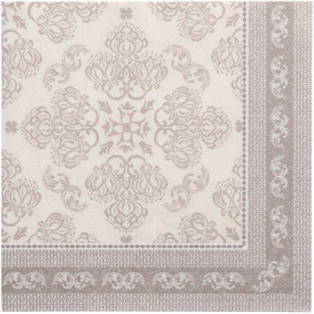 Servetten ROYAL Collection 1/4 vouw 40cm x 40cm Mocca Arabesque