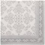 Servetten ROYAL Collection 1/4 vouw 40cm x 40cm Grijs Arabesque