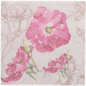 Servetten ROYAL Collection 1/4 vouw 40cm x 40cm Paars Blossom
