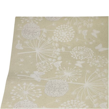 Tafelkleed Papier 3 m x 1,2 m Beige Meadow - Horecavoordeel.com