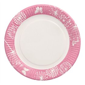 Borden Karton rond Ø 23cm Fuchsia Meadow - Horecavoordeel.com