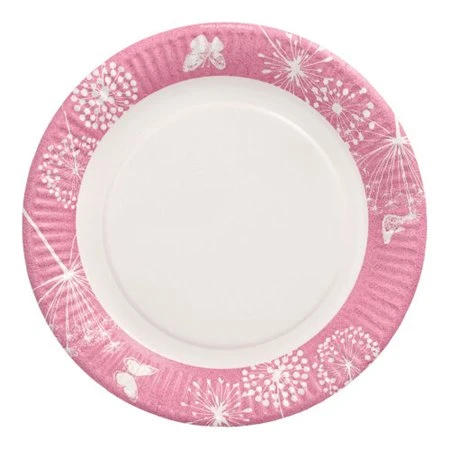 Borden Karton rond Ø 23cm Fuchsia Meadow