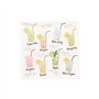 Servetten 3-laags 1/4 vouw 25cm x 25cm Cocktail