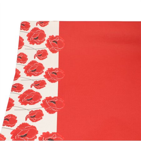 Tafelkleed Papier 3 m x 1,2 m Poppy