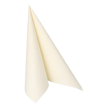 Servetten ROYAL Collection 1/4 vouw 40cm x 40cm Champagne in papieren verpakking - Horecavoordeel.com