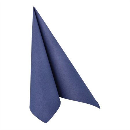 Servetten ROYAL Collection 1/4 vouw 40cm x 40cm Donkerblauw in papieren verpakking