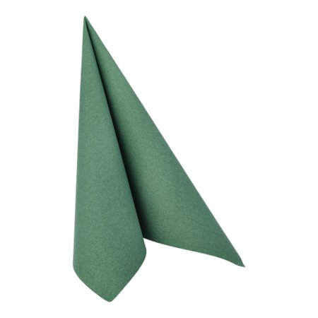 Servetten ROYAL Collection 1/4 vouw 40cm x 40cm Donkergroen in papieren verpakking