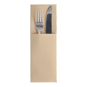 Servetten ROYAL Collection 48cm x 30cm Zand met bestekvouw