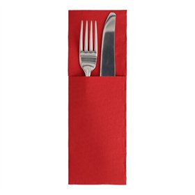 Servetten ROYAL Collection 48cm x 30cm Bordeaux met bestekvouw
