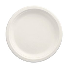 Borden van Suikerriet Pure 1-vaks Ø 23cm x 2cm Wit