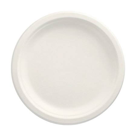 Borden van Suikerriet Pure 1-vaks Ø 23cm x 2cm Wit