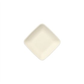 Fingerfood Amuse - Schaaltjes Suikerriet Pure vierkant 6,5cm x 6,5cm Wit - Horecavoordeel.com
