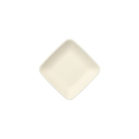 Fingerfood Amuse - Schaaltjes Suikerriet Pure vierkant 6,5cm x 6,5cm Wit