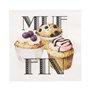 Servetten 3-laags 1/4 vouw 33cm x 33cm Muffin - Horecavoordeel.com