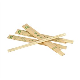 Eetstokjes Bamboe Pure 21cm per stuk verpakt