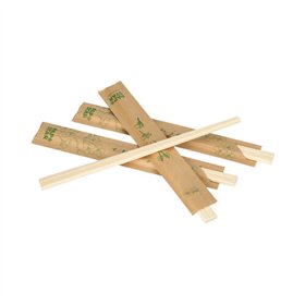 Eetstokjes Hout Pure 21cm per stuk verpakt - Horecavoordeel.com
