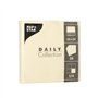 Servetten DAILY Collection 1/4 vouw 2 laags 24cm x 24cm Champagne - Horecavoordeel.com