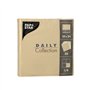 Servetten DAILY Collection 1/4 vouw 2 laags 24cm x 24cm Zand