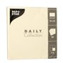 Servetten DAILY Collection 1/4 vouw 2 laags 32cm x 32cm Champagne - Horecavoordeel.com