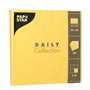 Servetten DAILY Collection 1/4 vouw 2 laags 32cm x 32cm Geel - Horecavoordeel.com