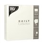 Servetten DAILY Collection 1/4 vouw 2 laags 32cm x 32cm Wit