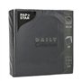 Servetten DAILY Collection 1/4 vouw 2 laags 32cm x 32cm Zwart