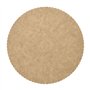 Taartranden Karton Pure rond Ø 28cm Bruin met kartel rand
