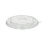 Deksels voor schalen R-PET rond Ø 17cm x 1,5cm Wit - Horecavoordeel.com