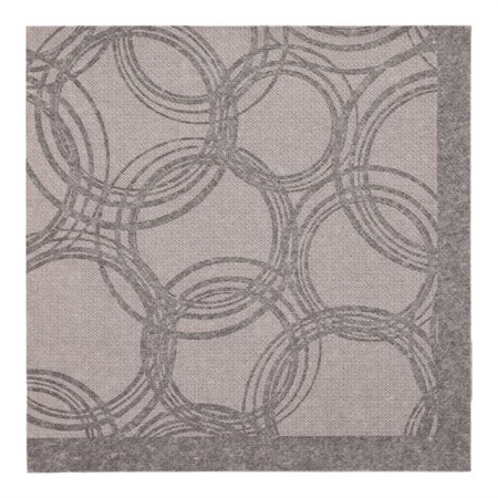Servetten ROYAL Collection 1/4 vouw 40cm x 40cm Grijs Bubbles - Horecavoordeel.com