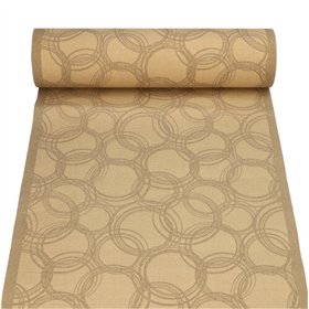 Tafellopers stofkarakter PV-Tissue Mix ROYAL Collection 24 m x 40cm Zand Bubbles