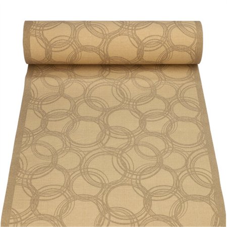 Tafellopers stofkarakter PV-Tissue Mix ROYAL Collection 24 m x 40cm Zand Bubbles