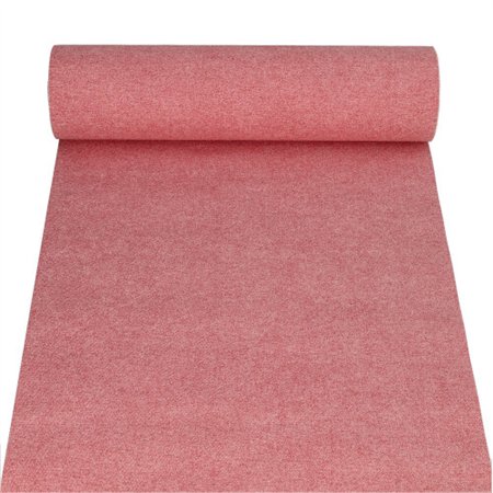Tafellopers stofkarakter PV-Tissue Mix ROYAL Collection 24 m x 40cm Bordeaux Textile - Horecavoordeel.com