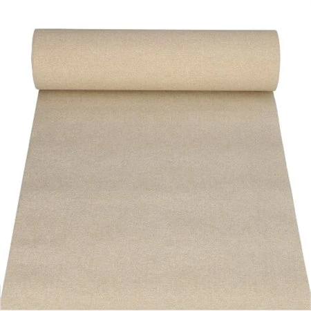 Tafellopers stofkarakter PV-Tissue Mix ROYAL Collection 24 m x 40cm Zand Textile